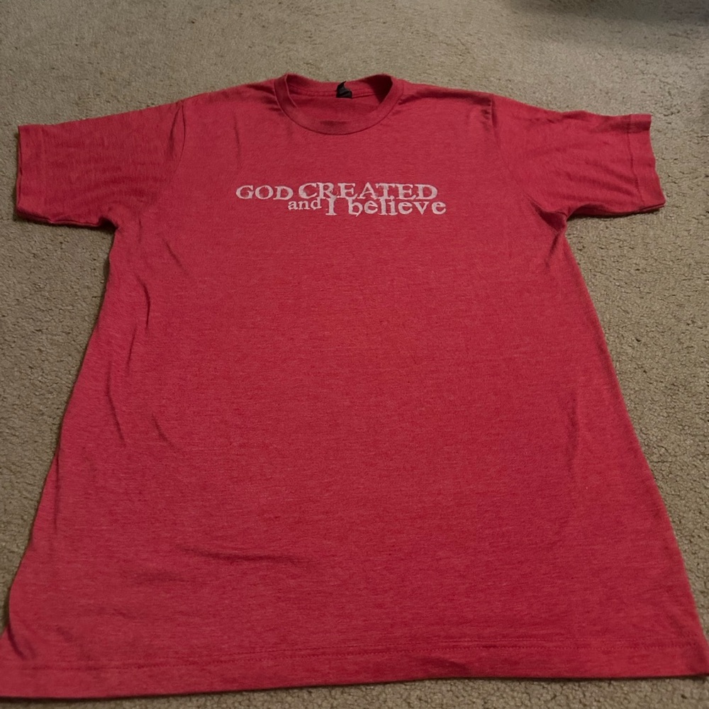 “God Created & I Believe” Christian Tee